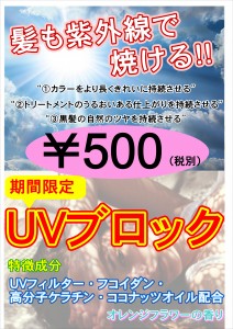 UVブロック